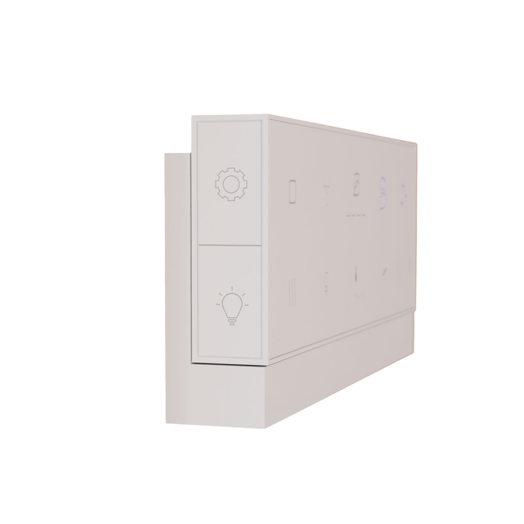 Trone STCH Tahum Smart Electronic Bidet Toilet with Toe Touch Auto Open White