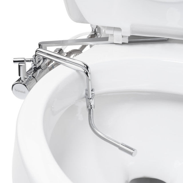 Brondell Side-Mounted Bidet Attachment SMB-25 with Adjustable Spray Wand, Dual Temperature