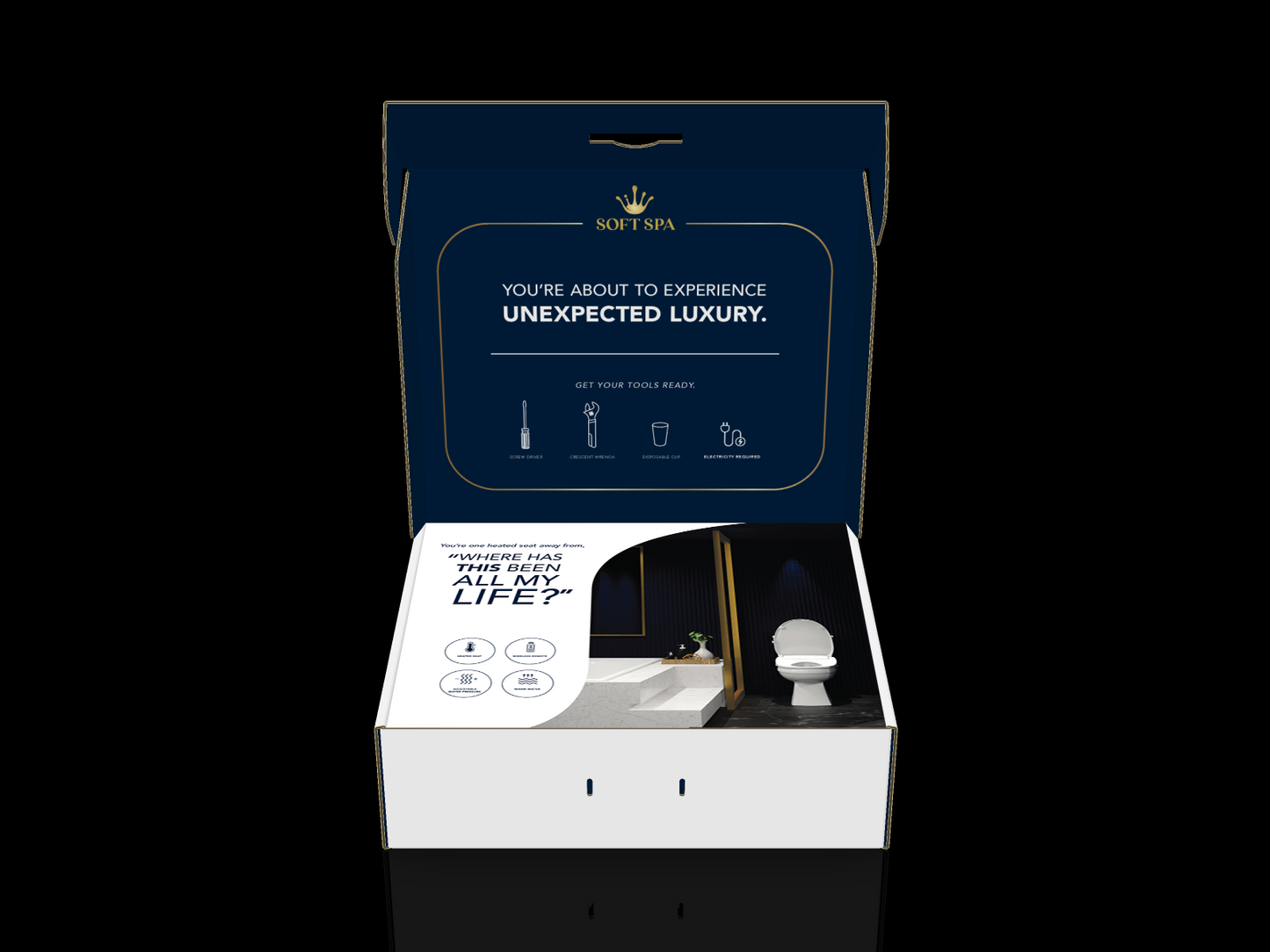Soft Spa by Fluidmaster 9500 Electronic Bidet Seat.