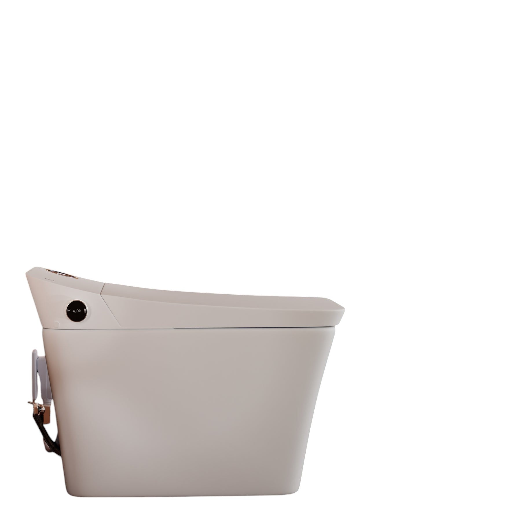 Trone STCH Tahum Smart Electronic Bidet Toilet with Toe Touch Auto Open White