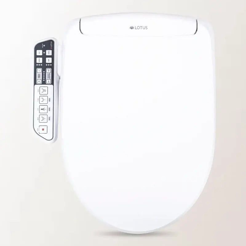 Lotus ATS-500 Electric Bidet Toilet Seat with Heated Seat & Dryer (Elongated)