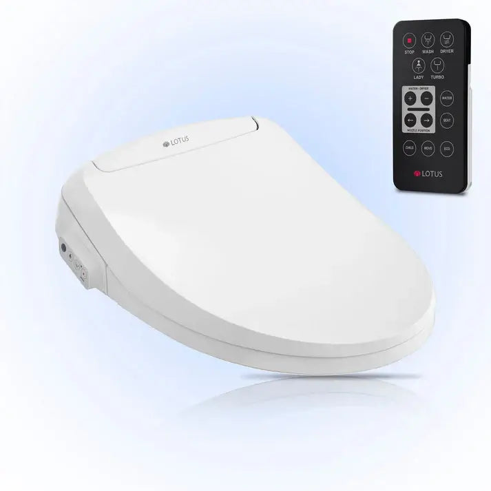 Lotus ATS-500R Electric Bidet Heated Toilet Seat With Remote Control