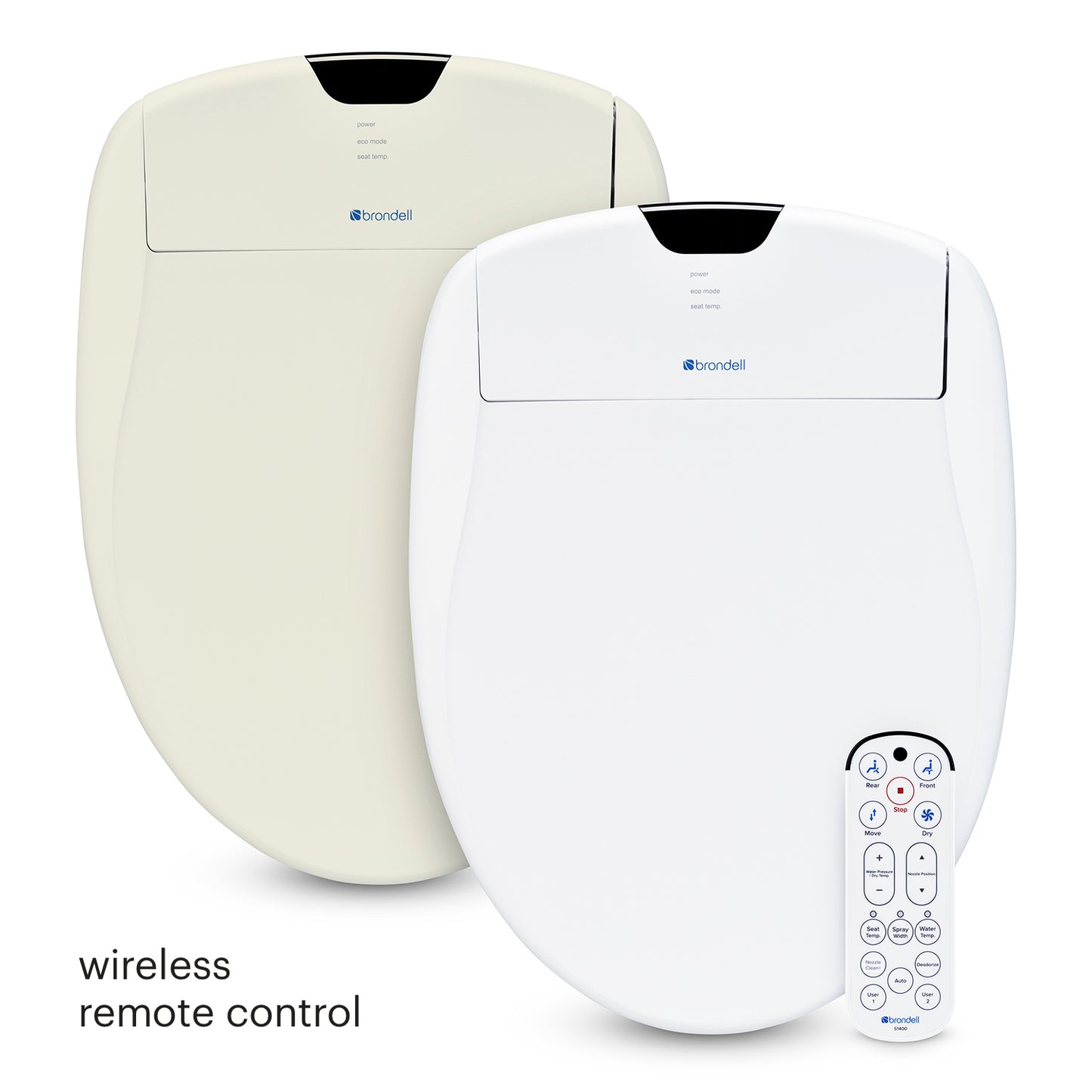 Brondell Swash 1400 Electric Remote Bidet Toilet Seat