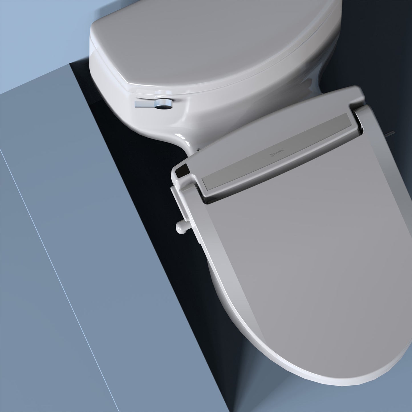Brondell ELONGATED Swash DR802 Advanced Bidet Toilet Seat with Remote Control, Premium Comfort with Warm Dryer & Deodorizer
