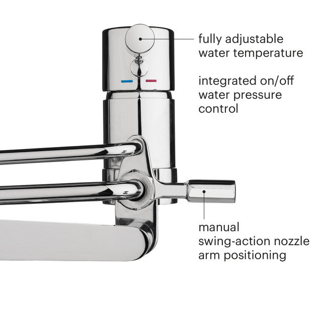 Brondell Side-Mounted Bidet Attachment SMB-25 with Adjustable Spray Wand, Dual Temperature