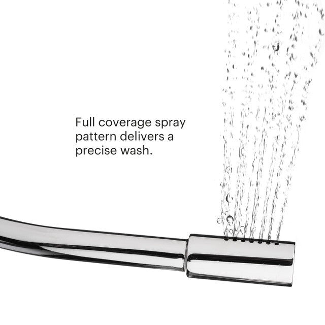 Brondell Side-Mounted Bidet Attachment SMB-15 For Toilet Seats with Adjustable Spray Wand Ambient Temperature