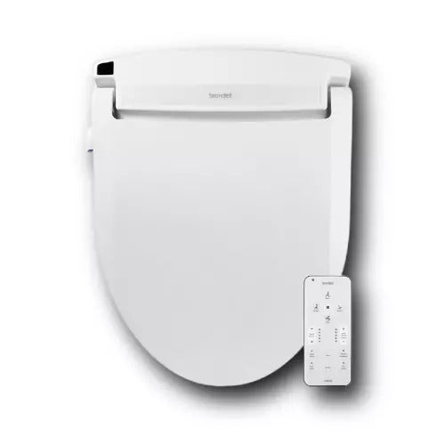 Brondell ROUND Swash DR802 Advanced Bidet Toilet Seat with Remote Control, Premium Comfort with Warm Dryer & Deodorizer