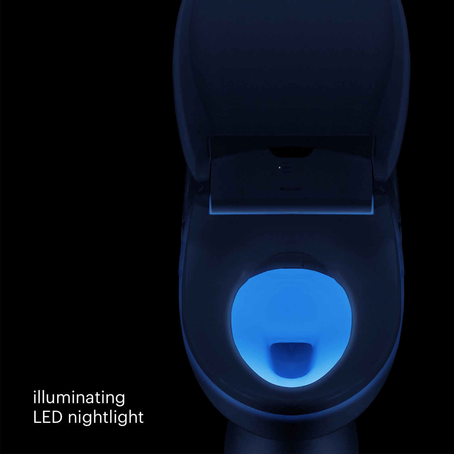 Brondell Swash 1400 Electric Remote Bidet Toilet Seat Night Light