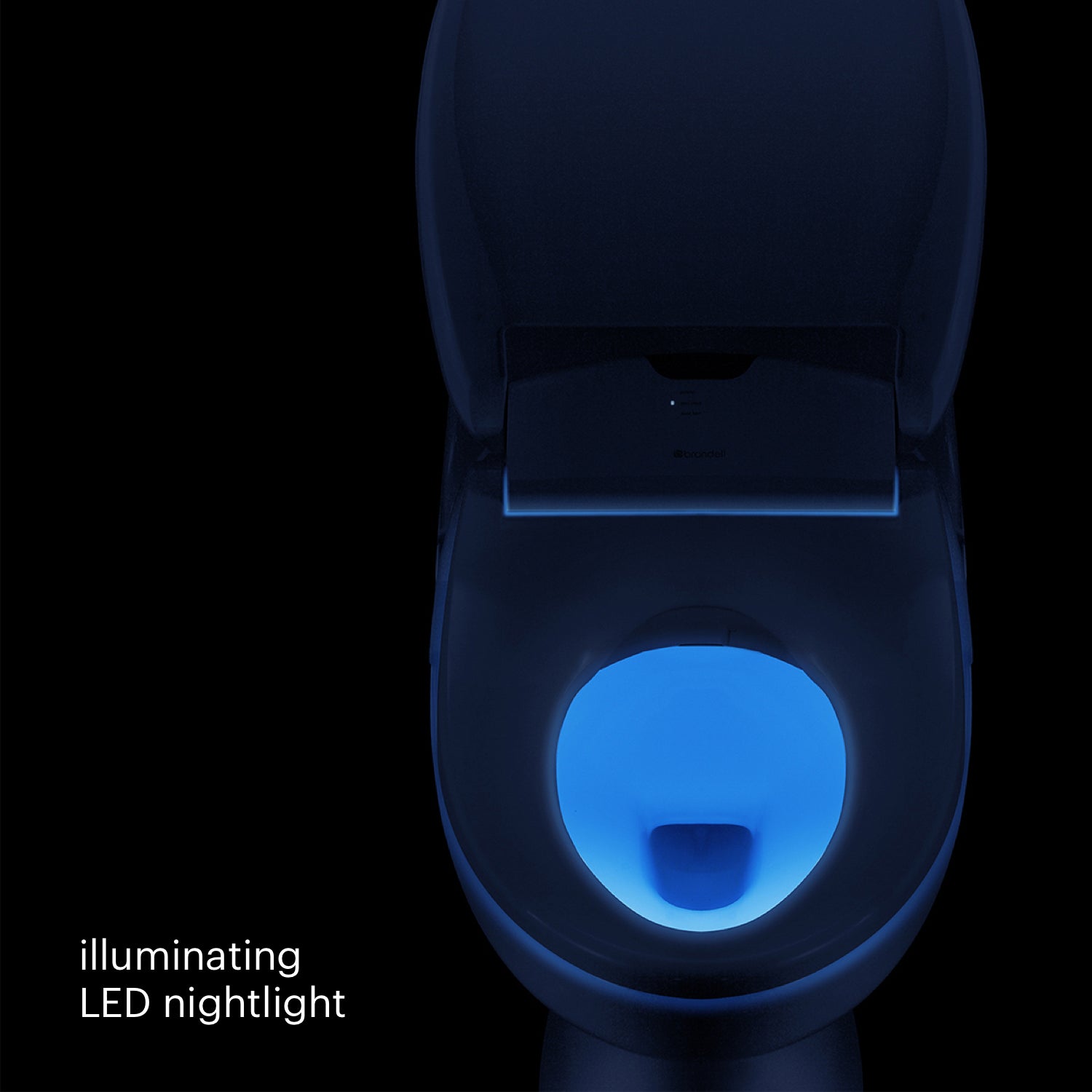 Brondell Swash 1400  Electric Remote Bidet Toilet Seat Night Light