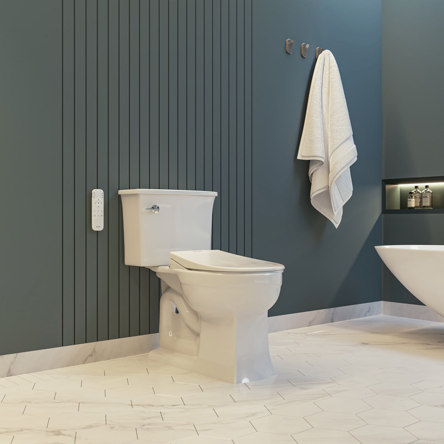 Brondell T66 Luxery Bidet Toilet Combo