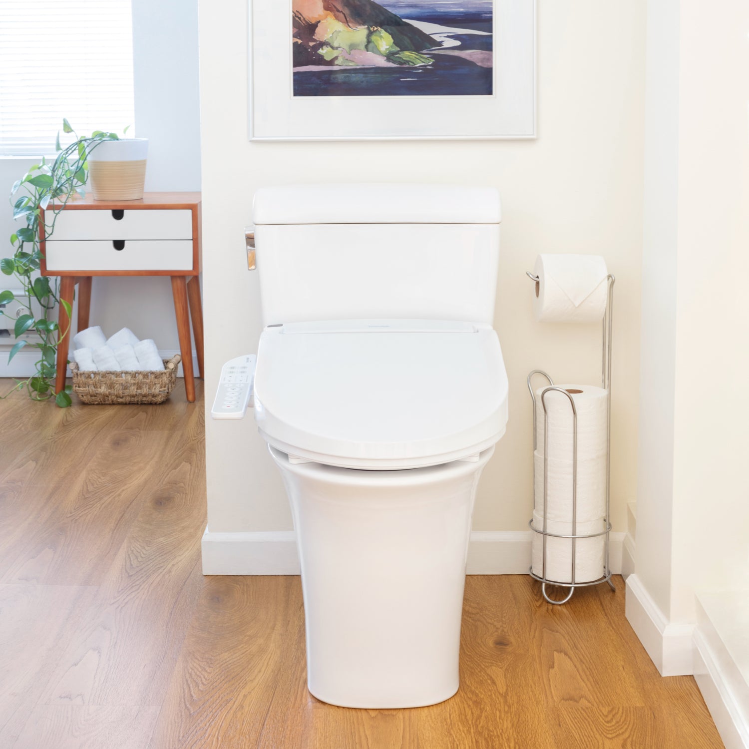 Brondell - ELONGATED EM417 WHITE Swash Select Advanced Bidet Seat With Sidearm Control