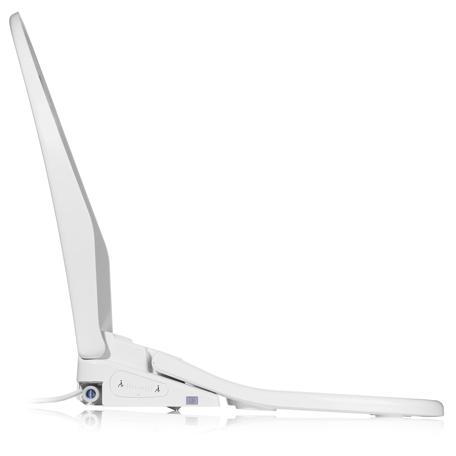 Brondell T66 Luxery Bidet Toilet Seat Left Side View Open