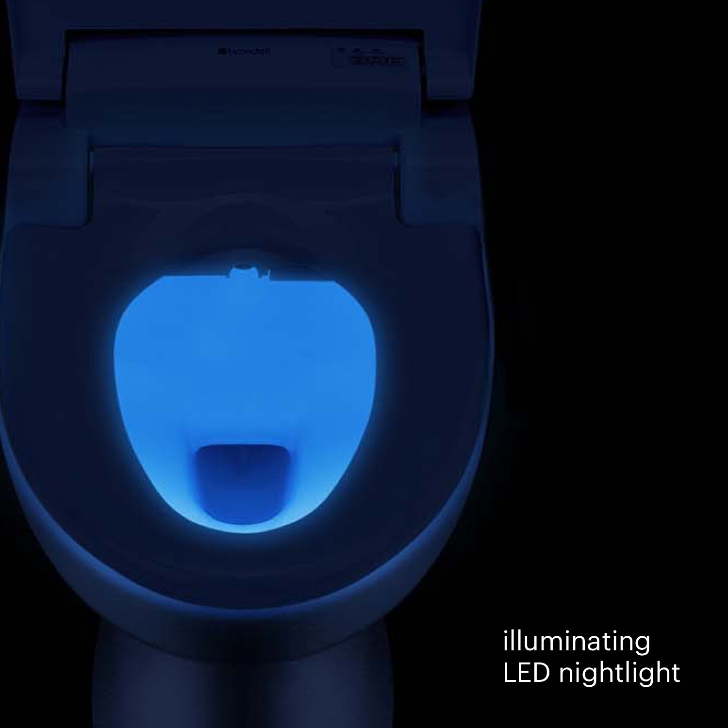 Brondell BL67 Advanced Bidet Toilet Seat Illuminate Led light.