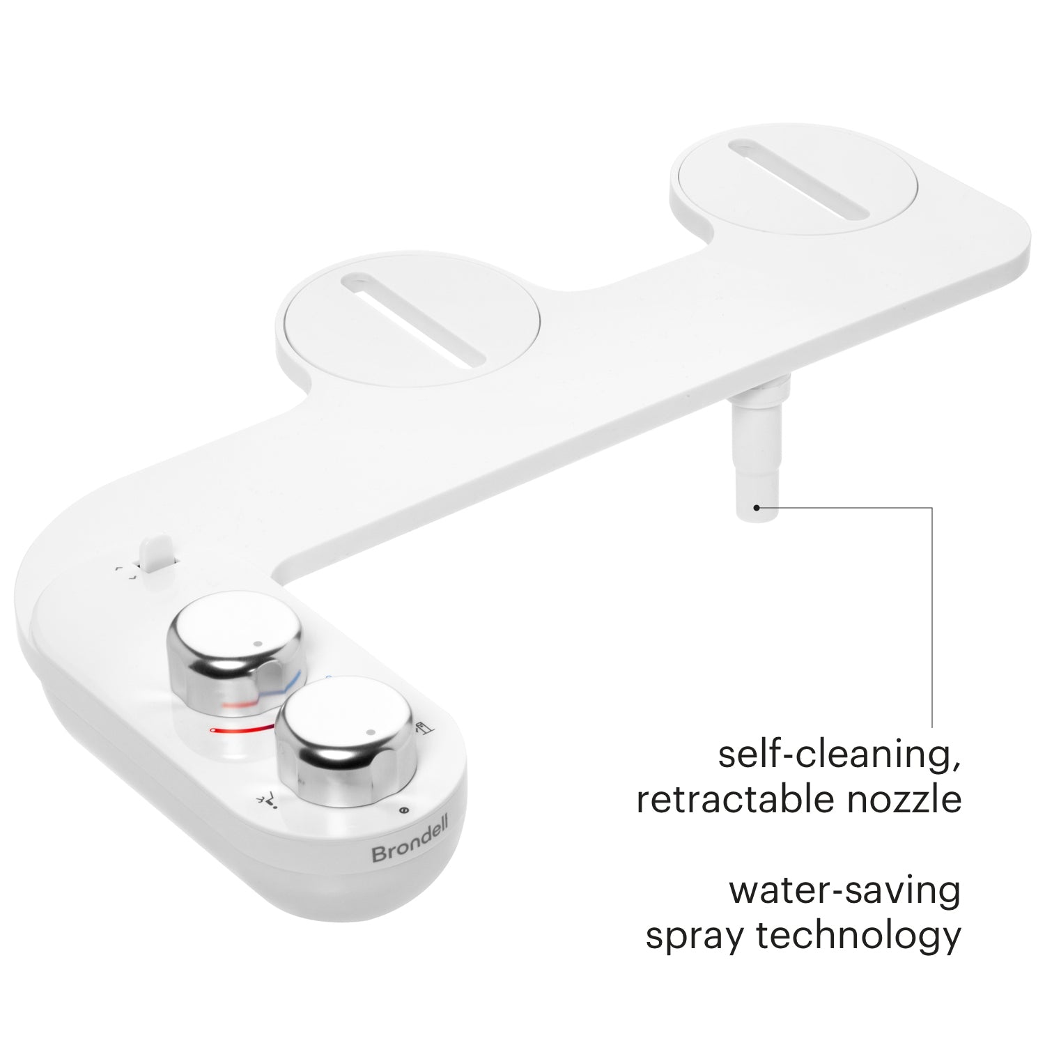 Brondell SimpleSpa Eco Advanced Bidet Attachment with Single Nozzle