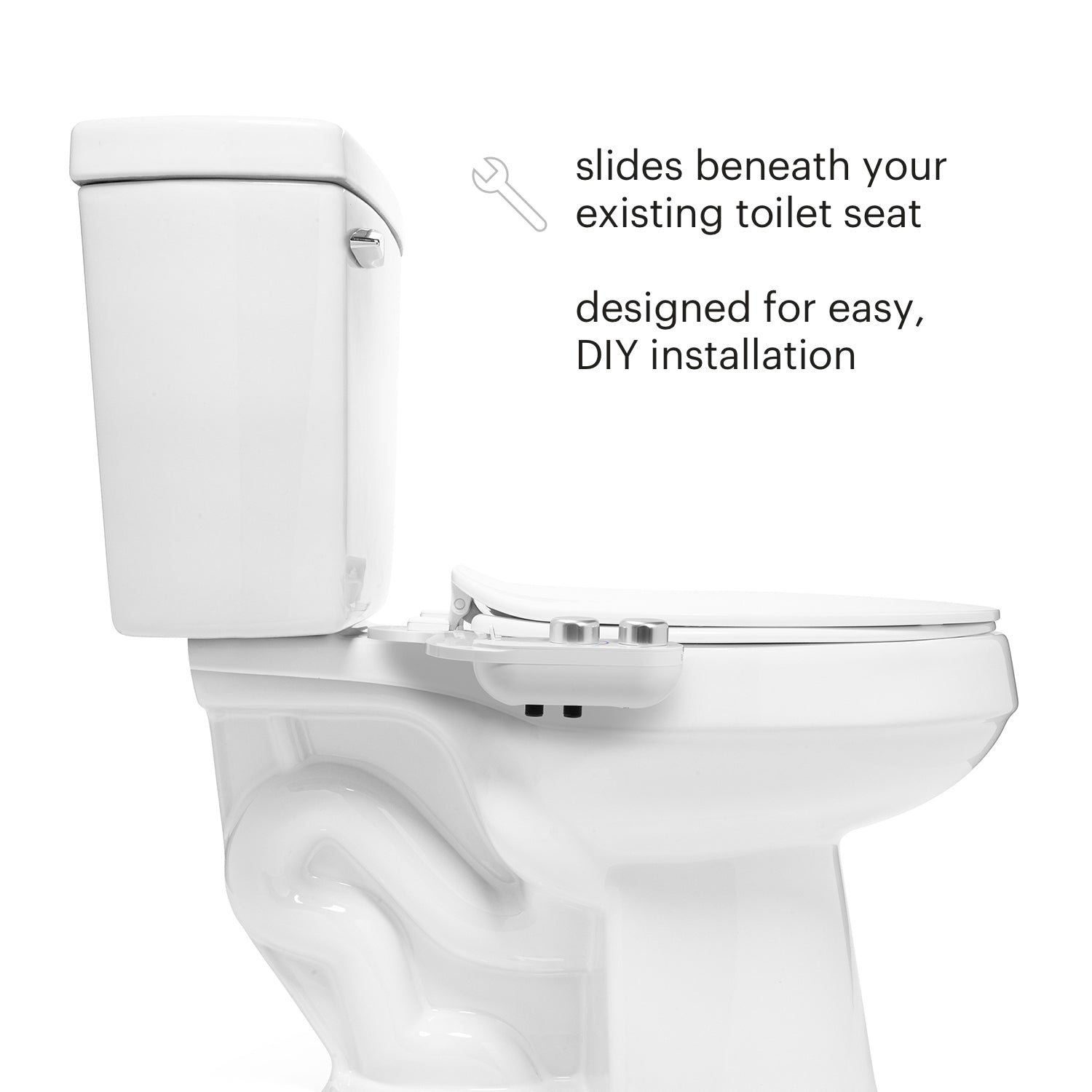 Brondell SimpleSpa Eco Advanced Bidet Attachment with Single Nozzle